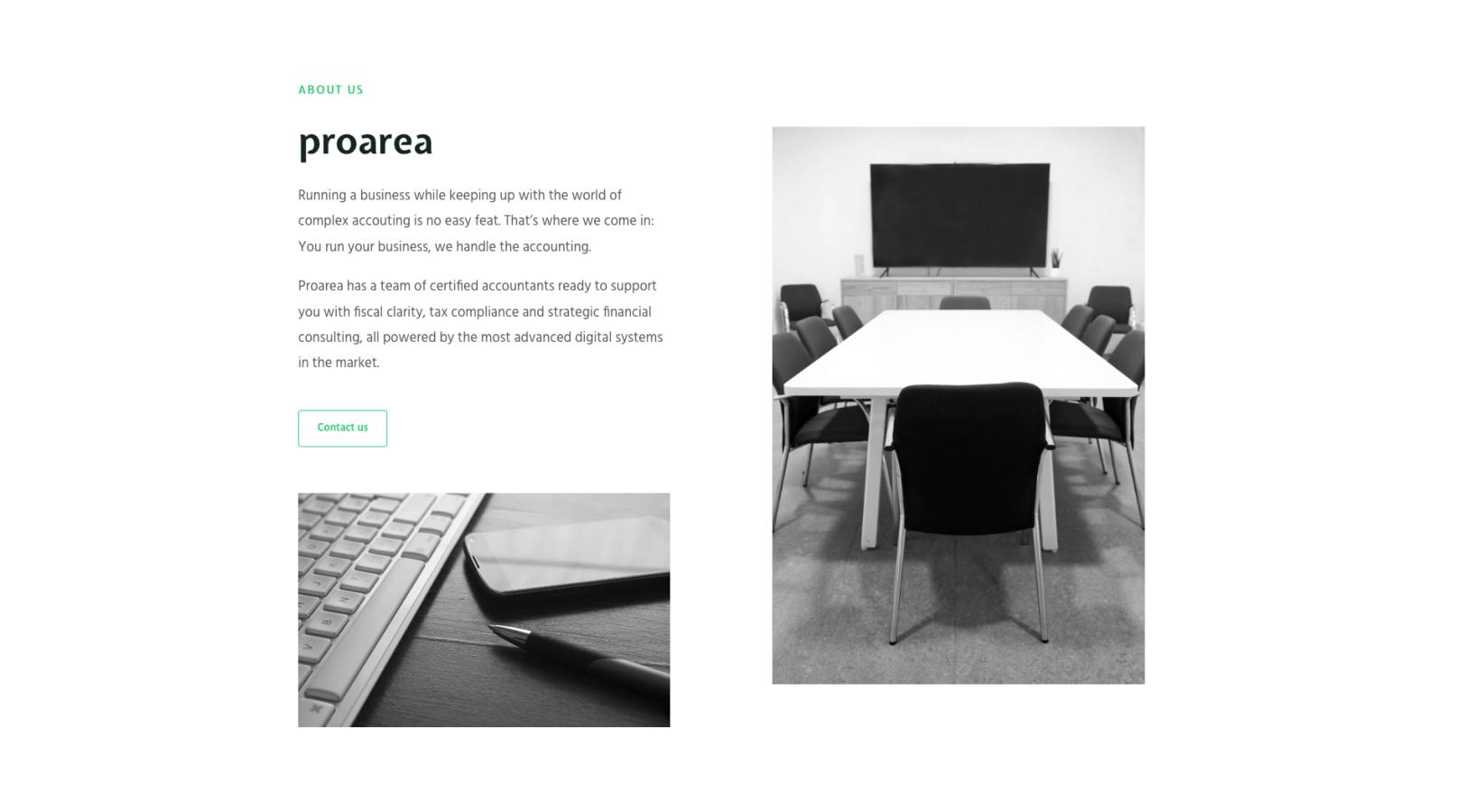Proarea Website Mockup | Branding Design e Marketing Digital | Espaço Visual